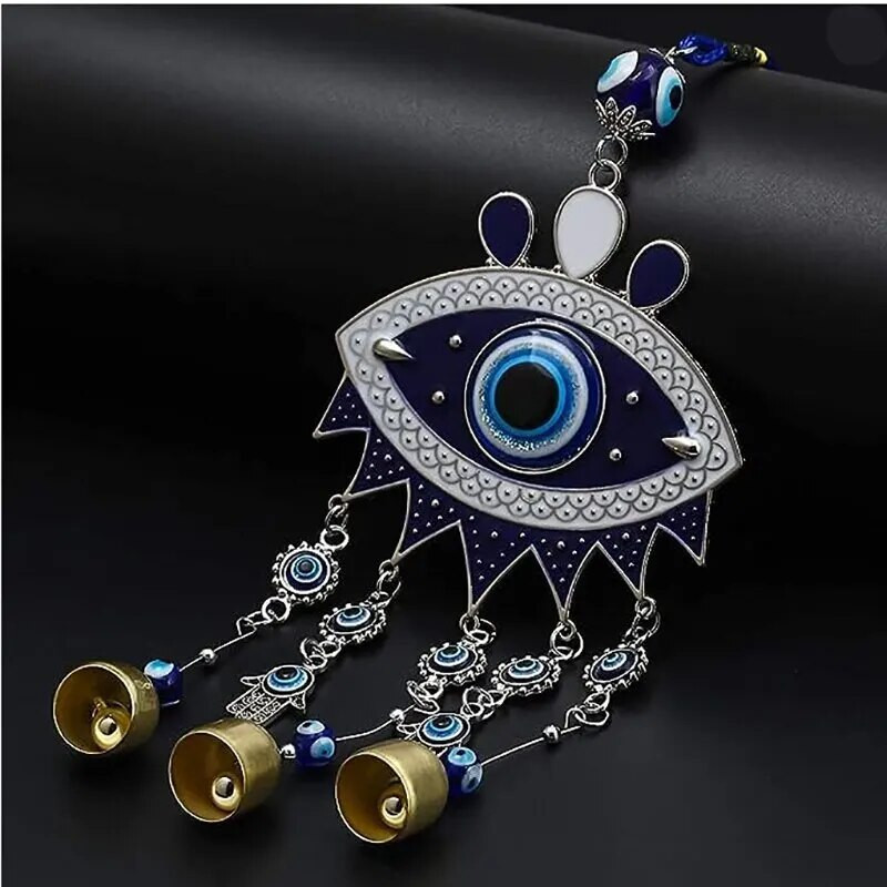 OurWarm Wind Bells, Evil Eyes, Αετώματα τοίχου Wind Chimes Handcraft Κρεμαστή διακόσμηση, για Κουζίνα Αυτοκινήτου Σπίτι Κήπος Αίθριο Γραφείο