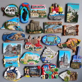 Külmkapimagnetid Hispaania Hamburg Saksamaa Horvaatia Montenegro Rootsi Bali Maldiivid Chicago USA Dubai India Lanzarote kollektsioon Kingitused