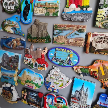 Μαγνήτες Ψυγείου Ισπανία Αμβούργο Γερμανία Κροατία Μαυροβούνιο Σουηδία Μπαλί Μαλδίβες Σικάγο ΗΠΑ Ντουμπάι Ινδία Συλλογή Lanzarote Δώρα