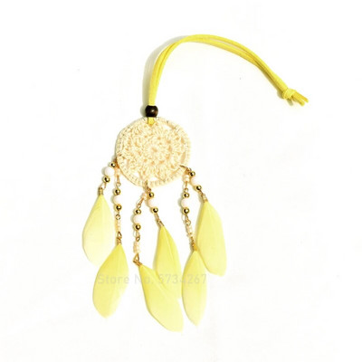 NOU Mini Dream Catcher Handcraft Car Pendnat Pene Wind Chimes Fete Room Hanging Home Decor Breloc Cadouri de aniversare