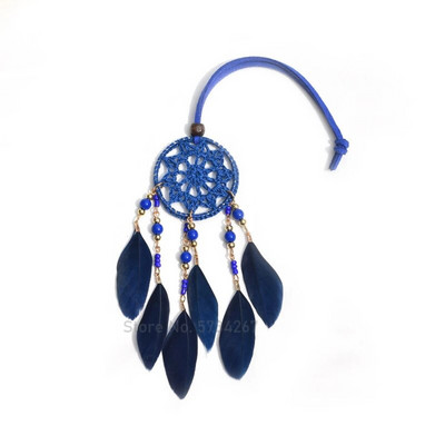NOU Mini Dream Catcher Handcraft Car Pendnat Pene Wind Chimes Fete Room Hanging Home Decor Breloc Cadouri de aniversare