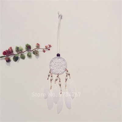 NOU Mini Dream Catcher Handcraft Car Pendnat Pene Wind Chimes Fete Room Hanging Home Decor Breloc Cadouri de aniversare