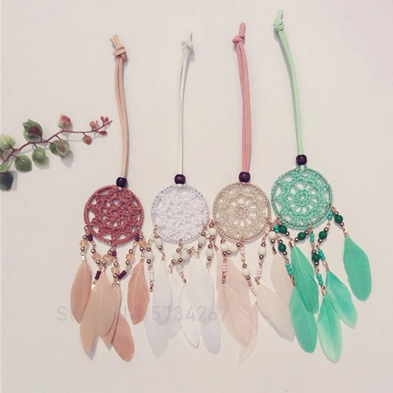 UUS mini unenäopüüdja käsitööna valminud autoripats, tuulekellad, tüdrukute toa seinale riputatavad kodukaunistused võtmehoidja sünnipäevakingitused