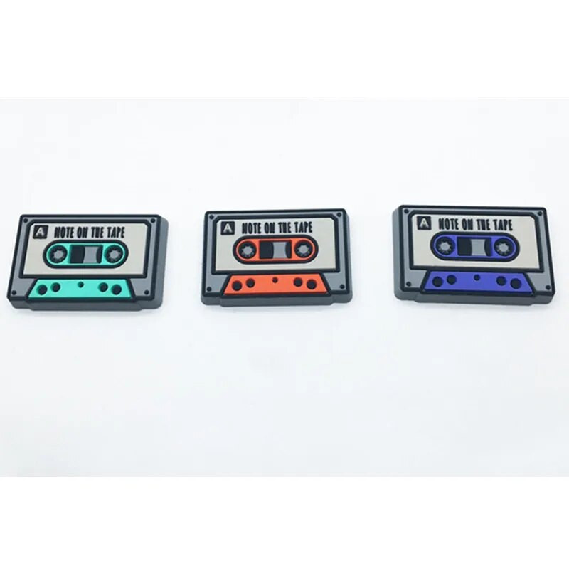 3/4 tk ketas plaat kassett lint külmkapp magnet teadetetahvli kleebis teadetetahvel Naljakas kingitus lastele