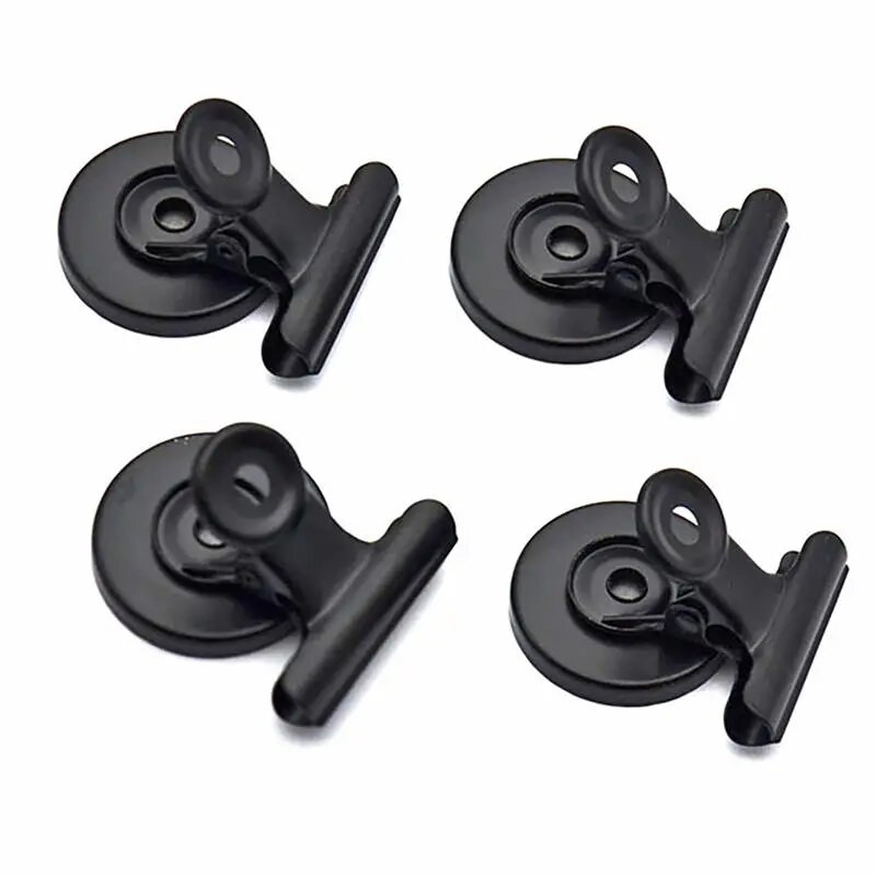 10 tk tugevad neodüümmagnetiga magnetklambrid, mustad tugevad külmiku magnetklambrid avalehele, tahvli magnetklambrid.