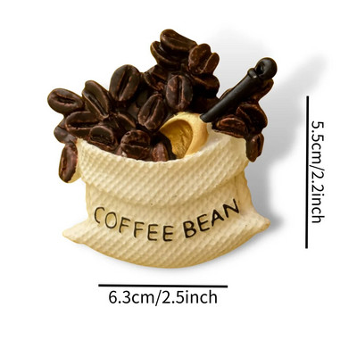 Kohvimagnetid külmkapi jaoks kohviku stiilid kleebised kodukaunistus köögis ja külmkapis tahvel Sõnum Magnetic Stikcy kingitus