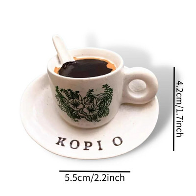 Kohvimagnetid külmkapi jaoks kohviku stiilid kleebised kodukaunistus köögis ja külmkapis tahvel Sõnum Magnetic Stikcy kingitus