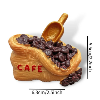 Kohvimagnetid külmkapi jaoks kohviku stiilid kleebised kodukaunistus köögis ja külmkapis tahvel Sõnum Magnetic Stikcy kingitus