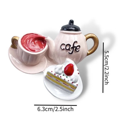 Kohvimagnetid külmkapi jaoks kohviku stiilid kleebised kodukaunistus köögis ja külmkapis tahvel Sõnum Magnetic Stikcy kingitus