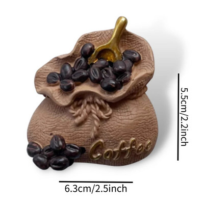 Kohvimagnetid külmkapi jaoks kohviku stiilid kleebised kodukaunistus köögis ja külmkapis tahvel Sõnum Magnetic Stikcy kingitus