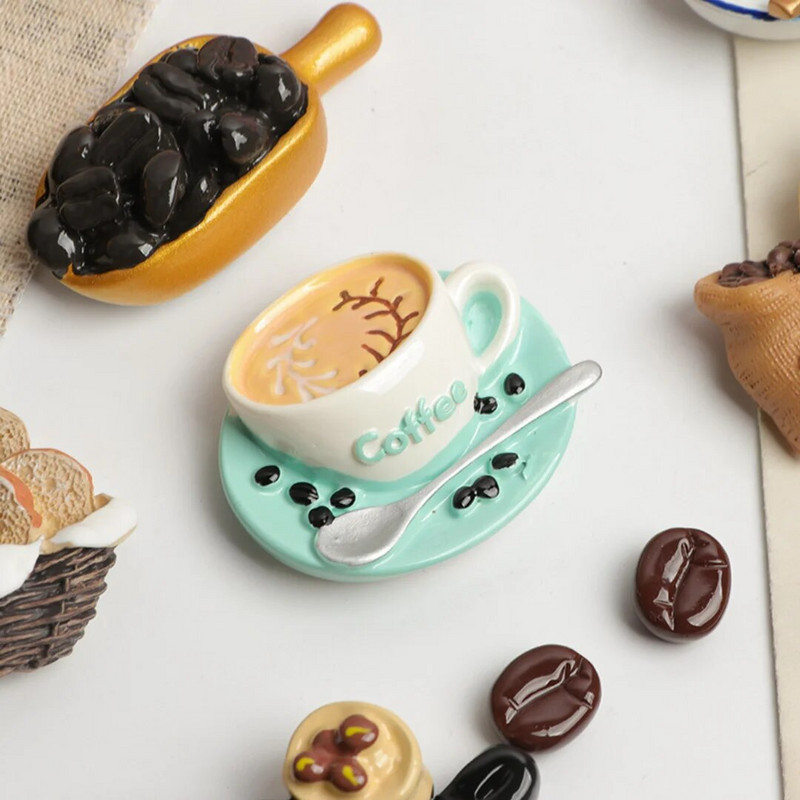 Kohvimagnetid külmkapi jaoks kohviku stiilid kleebised kodukaunistus köögis ja külmkapis tahvel Sõnum Magnetic Stikcy kingitus