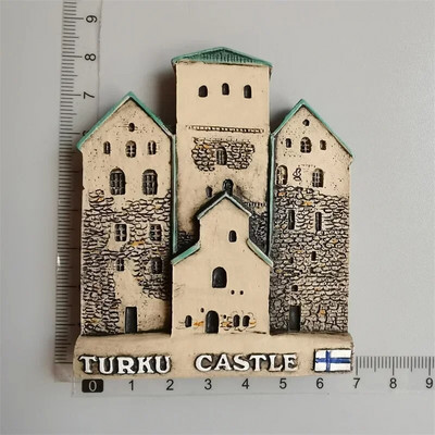 Finlanda magneți pentru frigider Helsinki Turism suvenir călătorie Memorială Decorare Artizanat Rășină Peisaj Magneți pentru frigidere