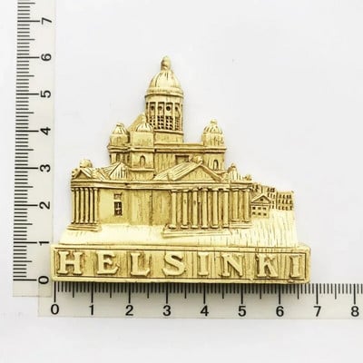 Finlanda magneți pentru frigider Helsinki Turism suvenir călătorie Memorială Decorare Artizanat Rășină Peisaj Magneți pentru frigidere