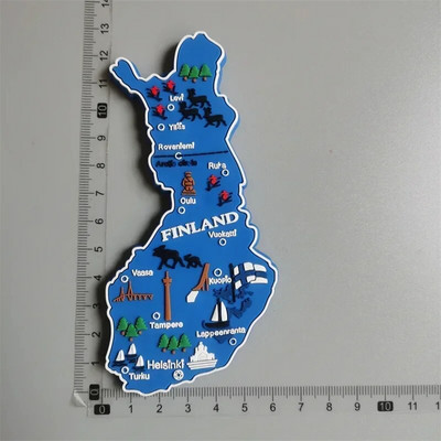 Finlanda magneți pentru frigider Helsinki Turism suvenir călătorie Memorială Decorare Artizanat Rășină Peisaj Magneți pentru frigidere