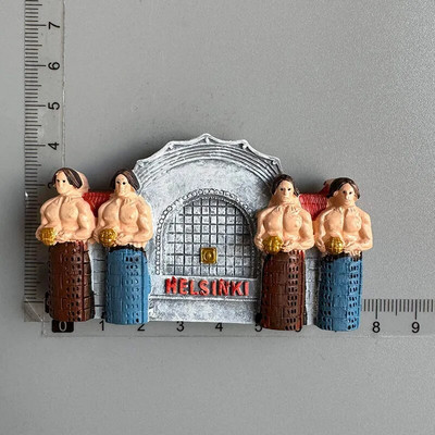 Finlanda magneți pentru frigider Helsinki Turism suvenir călătorie Memorială Decorare Artizanat Rășină Peisaj Magneți pentru frigidere