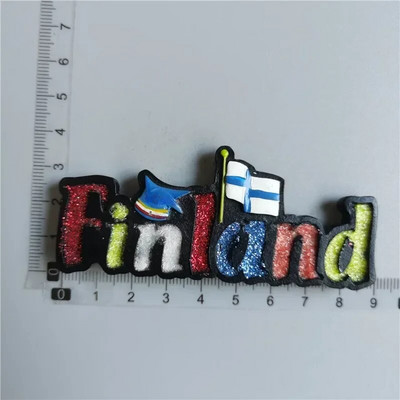 Finlanda magneți pentru frigider Helsinki Turism suvenir călătorie Memorială Decorare Artizanat Rășină Peisaj Magneți pentru frigidere