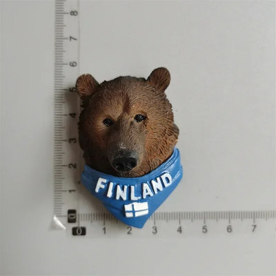 Finlanda magneți pentru frigider Helsinki Turism suvenir călătorie Memorială Decorare Artizanat Rășină Peisaj Magneți pentru frigidere