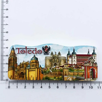 Ισπανία Μαδρίτη Μαγνήτες Ψυγείου Τουριστικό σουβενίρ Cordobam Barcelona Sevilla Toledo Magnetic Refrigerator Stickers Collection Δώρα