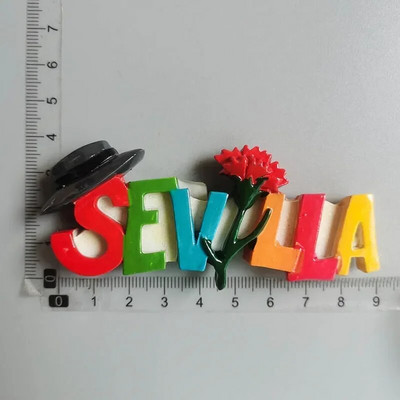 Hispaania Madridi külmkapimagnetid turistide suveniir Cordobam Barcelona Sevilla Toledo magnetkülmiku kleebiste kollektsiooni kingitused