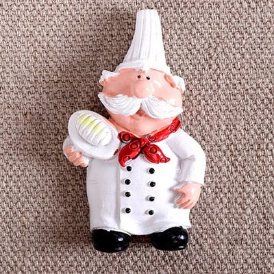Desen animat creativ 3D mesaj pentru bucătar de pâine Decor pentru casă Magnet pentru frigider Decor pentru frigider Cadou pentru autocolant de bucătărie Afiș Note