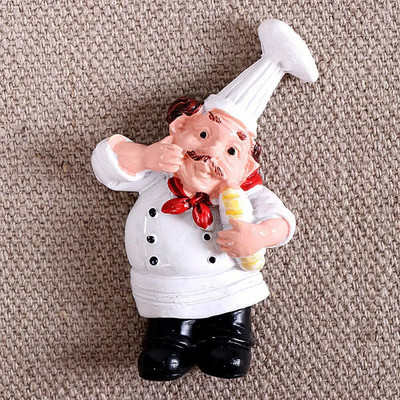 Desen animat creativ 3D mesaj pentru bucătar de pâine Decor pentru casă Magnet pentru frigider Decor pentru frigider Cadou pentru autocolant de bucătărie Afiș Note