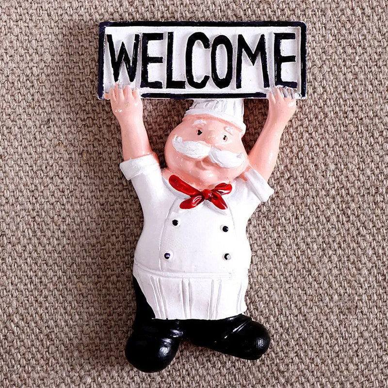 Animacinis filmas Kūrybingas 3D duonos šefo pranešimas Namų dekoras Šaldytuvo magnetas Šaldytuvo puošmena Dovana virtuvei Lipdukas Plakatas Pastabos