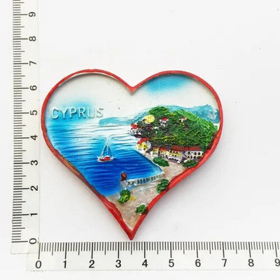 Magneți de frigider pentru Cipru Suveniruri turistice Autocolant magnetic de frigider pentru frigider Imanes Para El Refrigerador Decorare pentru casă