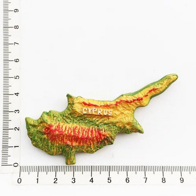 Magneți de frigider pentru Cipru Suveniruri turistice Autocolant magnetic de frigider pentru frigider Imanes Para El Refrigerador Decorare pentru casă