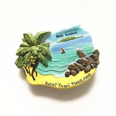Magnetiline külmiku kleebis Tai turisti suveniir Chiang mai elevandimagnetiga kleebis Pattaya phuket koh samui Bangkok kingitus