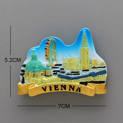 Singapur Merlion Beč Svjetski turizam Suvenir 3D magnetski hladnjak Laos Italija Rim suvenir namještaj Poklon za uređenje doma