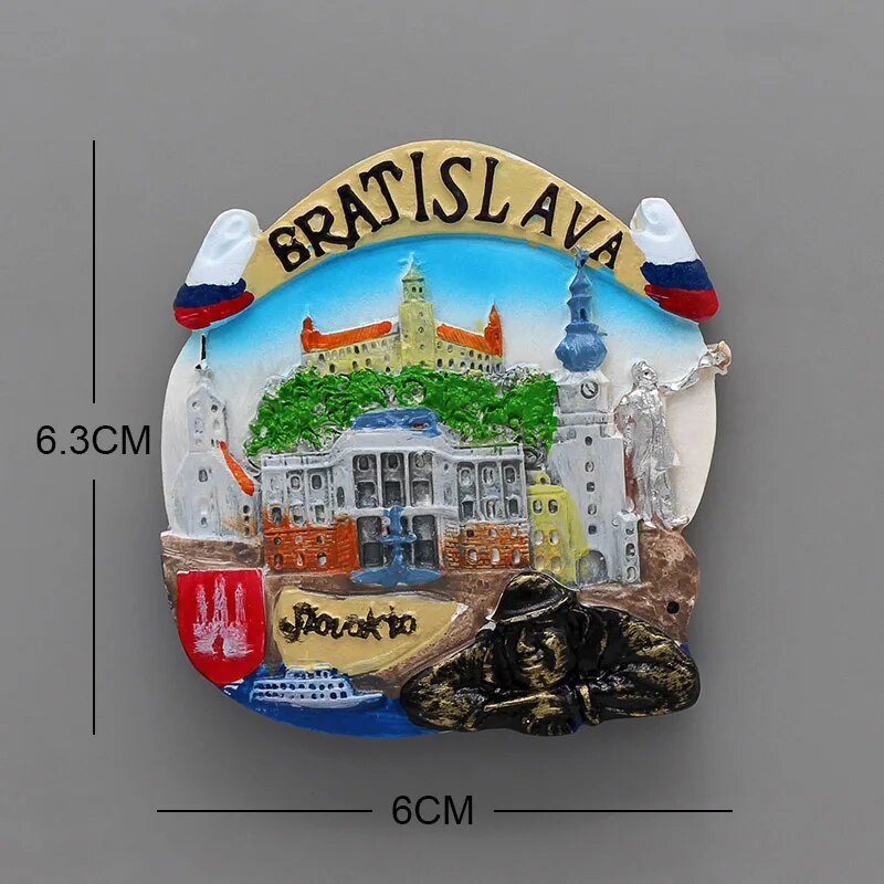 Singapur Merlion Beč Svjetski turizam Suvenir 3D magnetski hladnjak Laos Italija Rim suvenir namještaj Poklon za uređenje doma