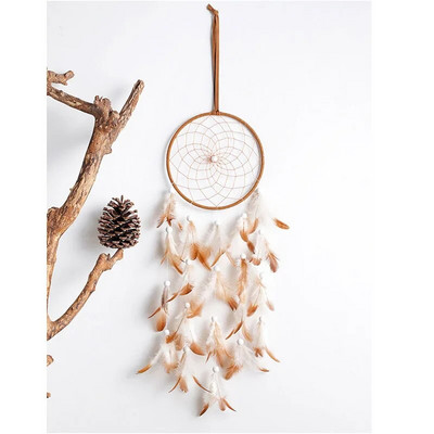 Tai Chi unenäopüüdja ripats mustvalge sulgedega ripats loominguline kaunistus ripats Dream Catcher seinaripats kingitus