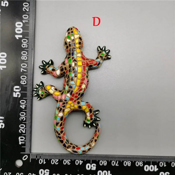 Τρισδιάστατο Αναμνηστικό Τουρισμού Ισπανικής Δομινικανής Δημοκρατίας Lizard Gecko Refrigerator Magnets Αυτοκόλλητο ψυγείου για διακόσμηση σπιτιού