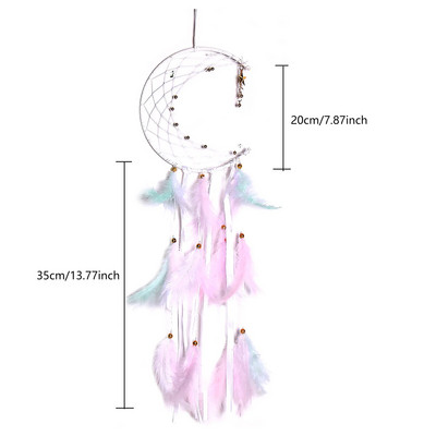 Ornament de decorare a mașinii cu pene violete, cu pene, pentru agățat pe perete