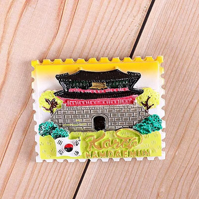 Korea tüdrukute kaart Jaapan arhitektuur Maldiivid 3d külmkapimagnet Hawaii rand Ameerika USA turismi suveniiride kollektsioon kingitus kodukaunistus