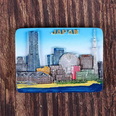 Korea tüdrukute kaart Jaapan arhitektuur Maldiivid 3d külmkapimagnet Hawaii rand Ameerika USA turismi suveniiride kollektsioon kingitus kodukaunistus