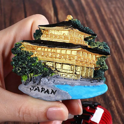 Korea tüdrukute kaart Jaapan arhitektuur Maldiivid 3d külmkapimagnet Hawaii rand Ameerika USA turismi suveniiride kollektsioon kingitus kodukaunistus