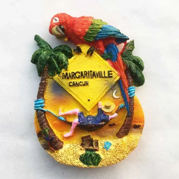 Мексико CANCUN Туристически сувенири Магнити за хладилник Margaritaville Chichen Itza Магнитни стикери за хладилник Подаръци за декорация на дома