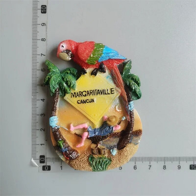 Mehhiko CANCUN turistide suveniirid Külmkapimagnetid Margaritaville Chichen Itza magnetilised külmikukleebised Kodukaunistamise kingitused