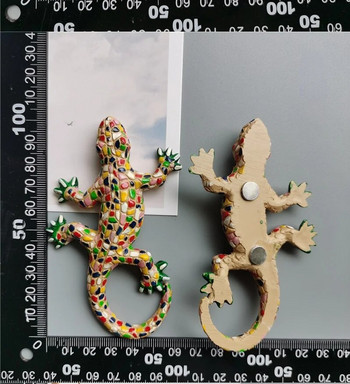 Ισπανία Δομινικανή Δημοκρατία Μνημείο Τουρισμού Lizard Gecko Fridge Magnet Διακόσμηση σπιτιού Μαγνήτης ψυγείου
