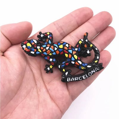 Hispaania Dominikaani Vabariik Turismimemoriaal Sisalik Geko Külmkapimagnet Kodusisustus Külmkapimagnet