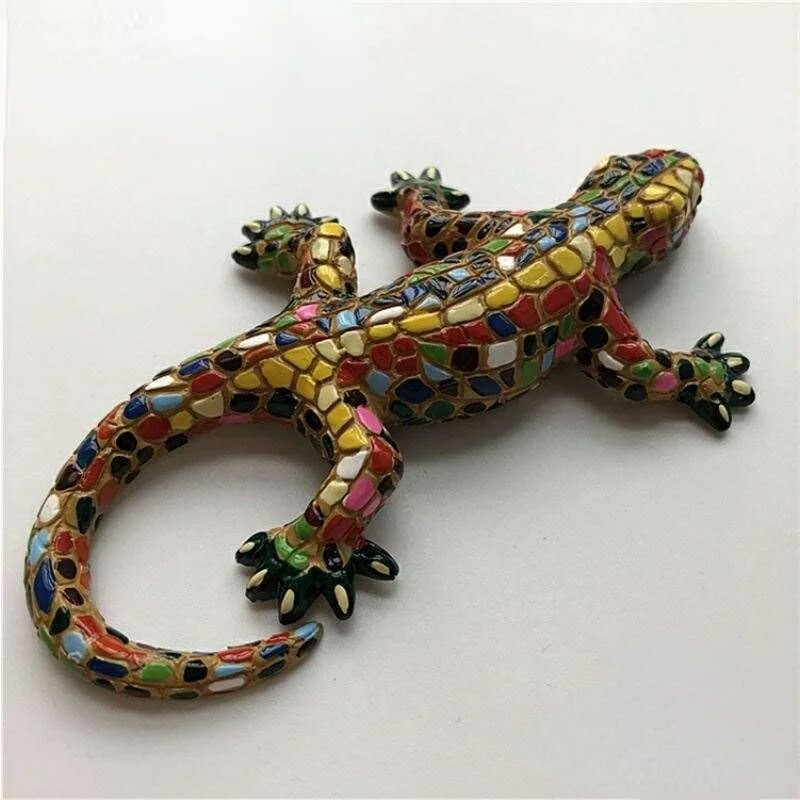 Hispaania Dominikaani Vabariik Turismimemoriaal Sisalik Geko Külmkapimagnet Kodusisustus Külmkapimagnet