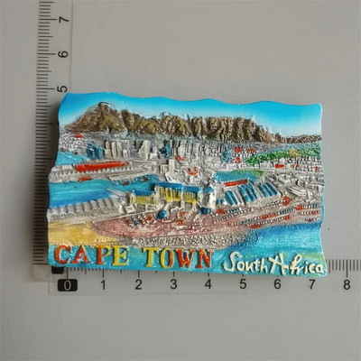 South Africa 3D Animal Tourist Souvenirs Fridge Magnet Refrigerator Αυτοκόλλητο Αφρικανική Μεγάλη Πέντε Ρητίνη ζωγραφισμένη χειροτεχνία Ιδέα δώρου