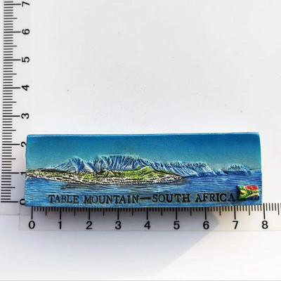 South Africa 3D Animal Tourist Souvenirs Fridge Magnet Refrigerator Αυτοκόλλητο Αφρικανική Μεγάλη Πέντε Ρητίνη ζωγραφισμένη χειροτεχνία Ιδέα δώρου