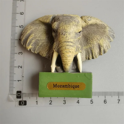 South Africa 3D Animal Tourist Souvenirs Fridge Magnet Refrigerator Αυτοκόλλητο Αφρικανική Μεγάλη Πέντε Ρητίνη ζωγραφισμένη χειροτεχνία Ιδέα δώρου