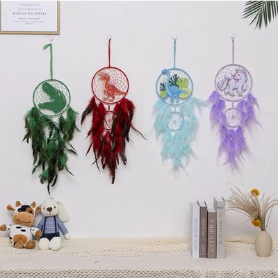 Animale Dinozaur Captatoare de Vise Decorare Copii Camera Copiilor Crocodil Cat Catcher Ornamente Agatator de perete pentru Accesorii pentru casa