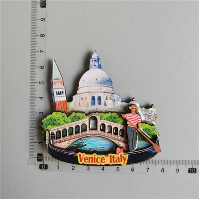 Drveni magnet za hladnjak Putni suvenir Sjedinjene Države Barcelona Rusija Kanada Tajland Danska Magnetna naljepnica za hladnjak