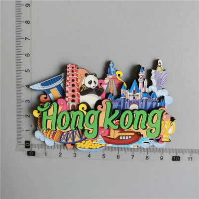 Drveni magnet za hladnjak Putni suvenir Sjedinjene Države Barcelona Rusija Kanada Tajland Danska Magnetna naljepnica za hladnjak