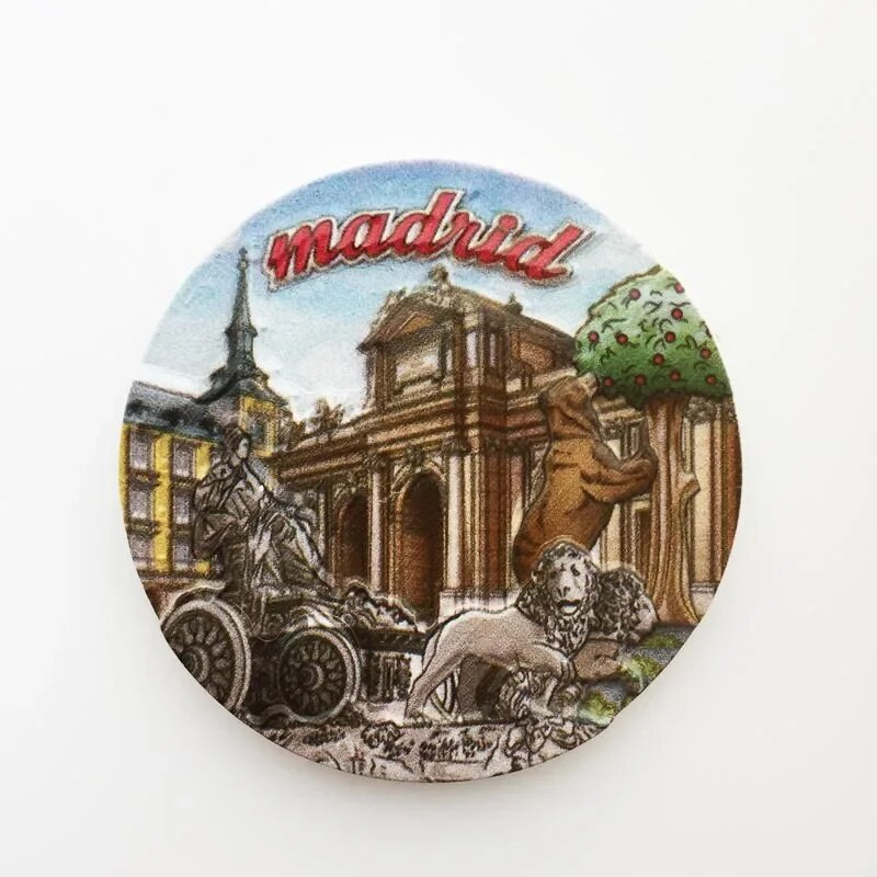 Španjolska Magneti za hladnjak Madrid Toledo Valencia Sevilla Turistički suvenir Dekorativni zanati UV magnet Naljepnica za hladnjak Uređenje doma