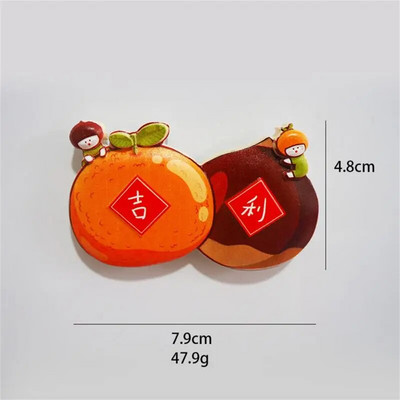 Magnet de frigider în stil chinezesc de Anul Nou chinezesc, desene animate festive dansul leului. Magnet de frigider din rășină creativ drăguț pentru decor acasă